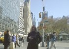 Chrysler Building with Rachel in front